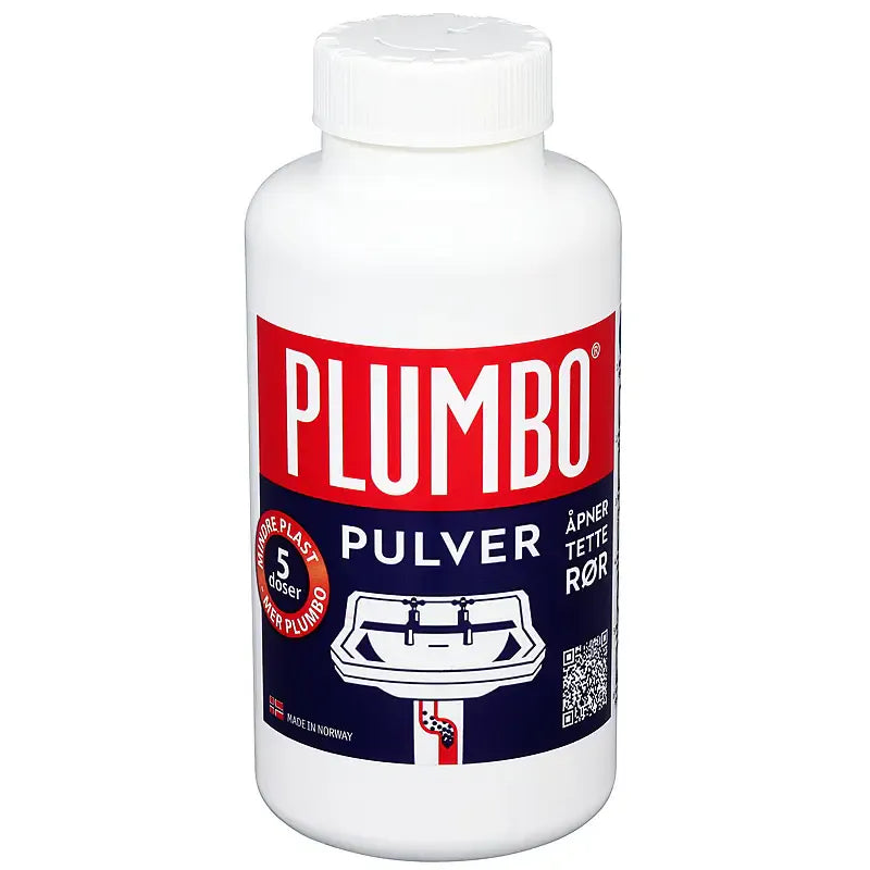 Plumbo Powder 630g | Powerful drain opener for clogged pipes and drains