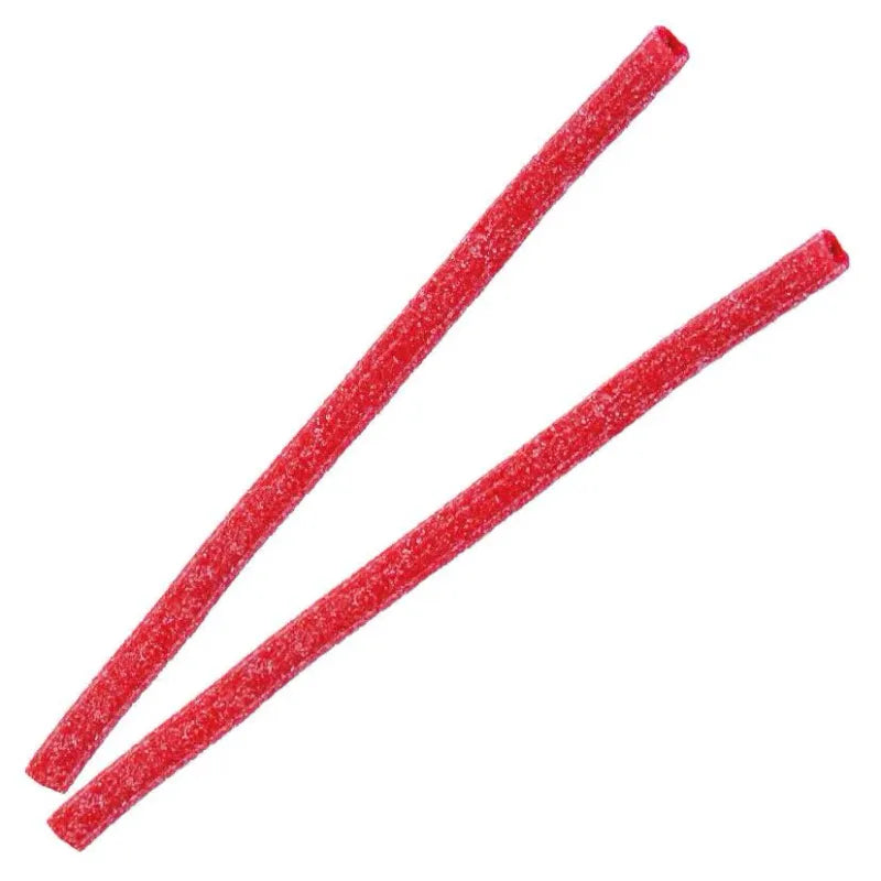 Vidal Sour Straws Strawberry 14x90g | Large pack of sour strawberry straws
