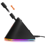 Deltaco Gaming Mouse Bungee RGB LED - Sort