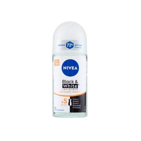 Nivea black & white invisible deo roll‑on 50ml