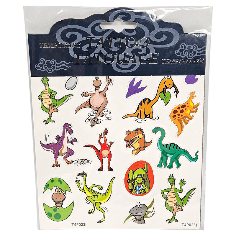Temporary Tattoos Dinosaur Glitter | 3ass