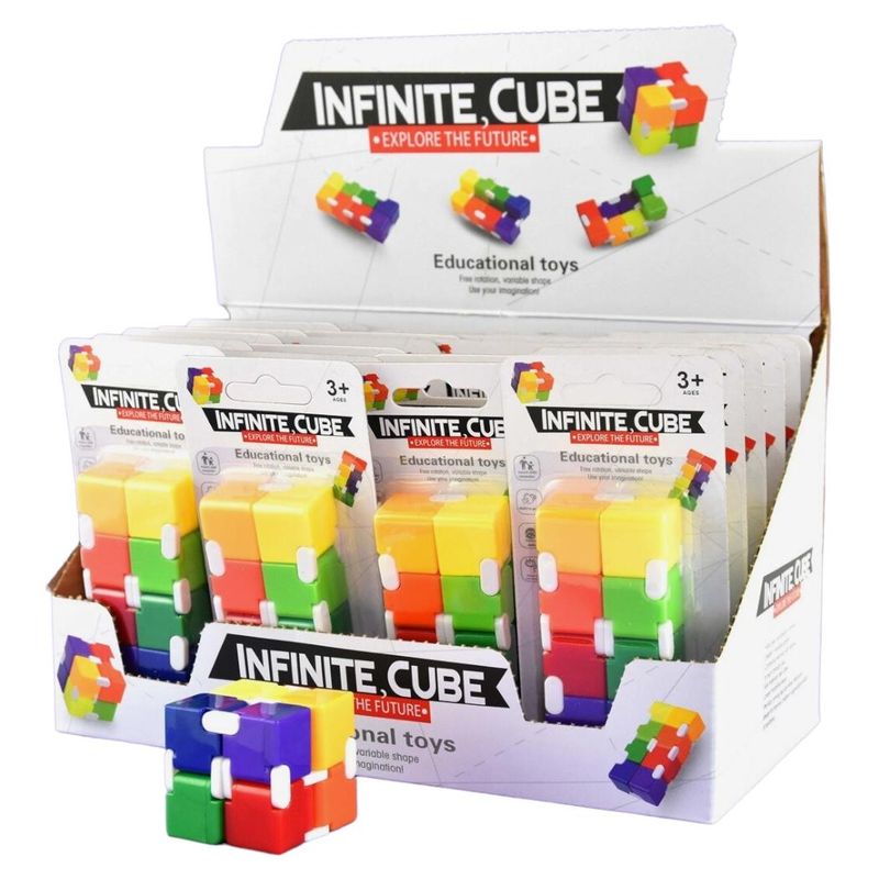 Infinity Cube Fidget - Multiple Colors