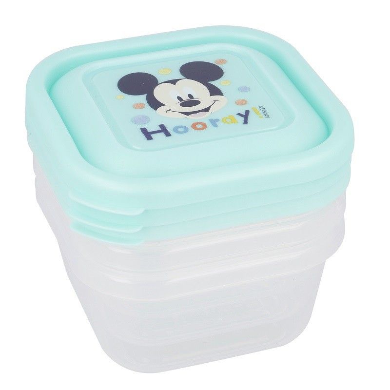Mickey Mouse Lunch Box 3pk | BPA-free snack box for children