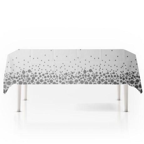 Tablecloth Plastic 220x130cm Silver