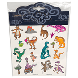 Temporary Tattoos Dinosaur Glitter | 3ass