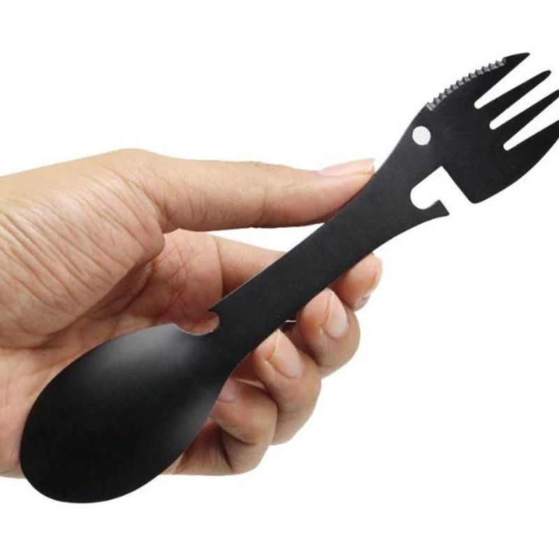 5in1 hiking cutlery - Metal