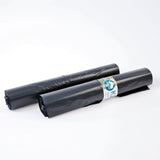 Garbage bag 125L with tie 10pk | Black | Practical for light waste