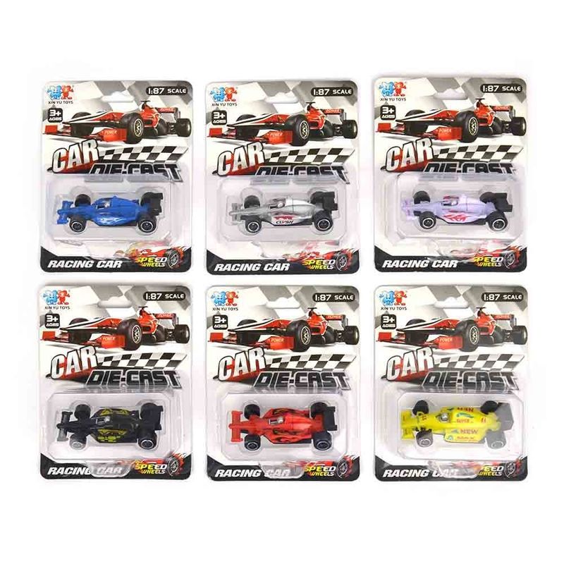 F1 Racing Car Die Cast 7.5cm 1:87