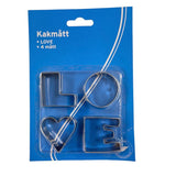 Cake molds text LOVE 4pk