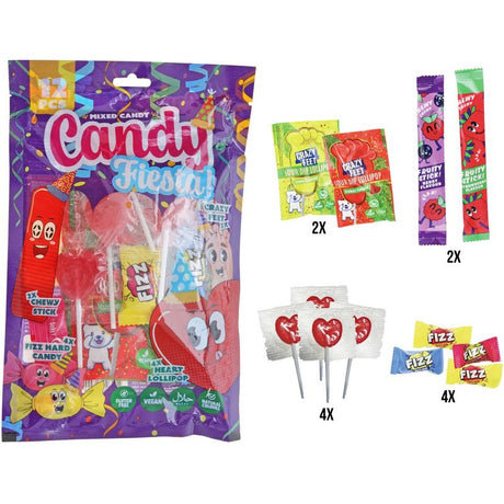 Candy Fiesta Festpose 100g | 12stk godteri | Becky's