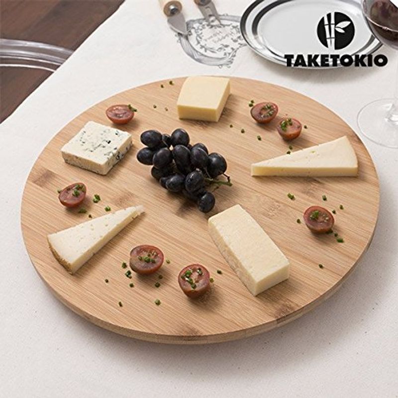 Roterende serveringsfat i bambus 35 cm | Excellent Houseware