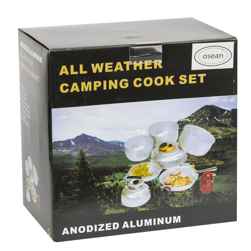 Osean Storm Kitchen | 9 pieces with alcohol burner