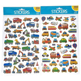 Stickers Vehicles Shiny 35pcs