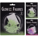 Glow-in-the-dark set 12pk Unicorn / Dinosaur