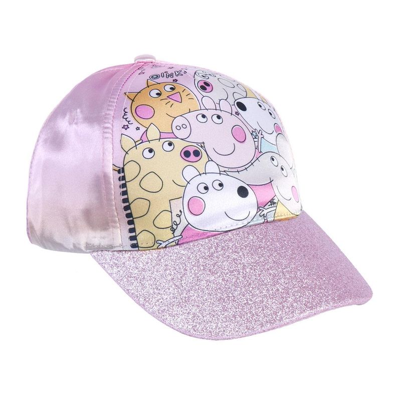 Peppa Pig Cap Kids Pink | Glitter Brim and Adjustable
