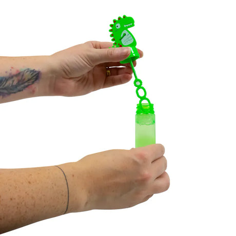 Dinosaur mini bubble wands 3pk | Soap bubble wands