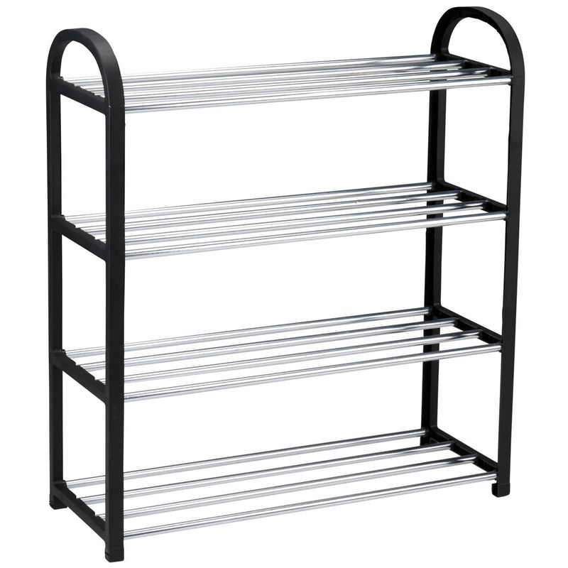 Alpina Shoe rack|8 pairs|4 shelves|50x18.5x57cm