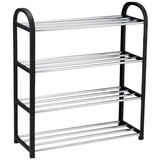 Alpina Shoe rack|8 pairs|4 shelves|50x18.5x57cm