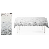 Tablecloth Plastic 220x130cm Silver