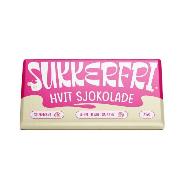 Sukkerfri Hvit Sjokolade 75g