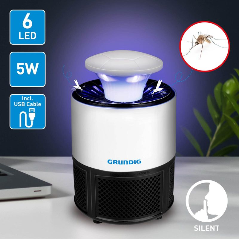 Grundig Mosquito lamp 6 LED - is with USB - plug