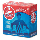 Cup Stack Challenge Set - 12 Plastic Cups