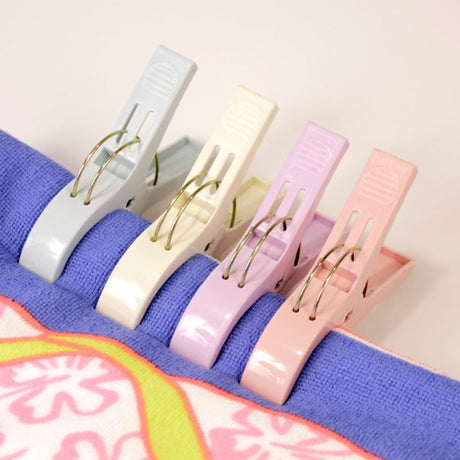Boat and beach pegs 4pk | Towel pegs in pastel | 12cm