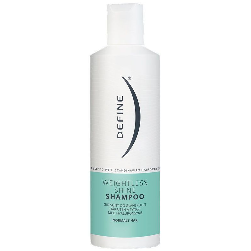 Define Weightless Shine Shampoo 250ml | Med Hyaluronsyre