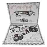 Hot Wheels Tegnebok med klistremerker 42x30cm