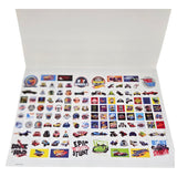 Hot Wheels Tegnebok med klistremerker 42x30cm