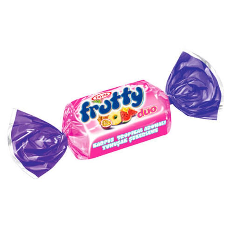 Tayas Frutty Duo Twist Melon/Tropical 1kg | Fruit caramels