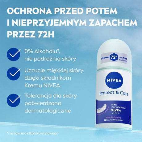 Nivea protect & care roll-on 50ml
