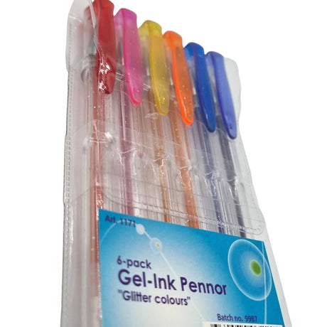 Gelpenner Glitter 6pk
