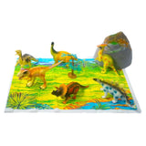 Dinosaur tub set large | With play mat and accessories