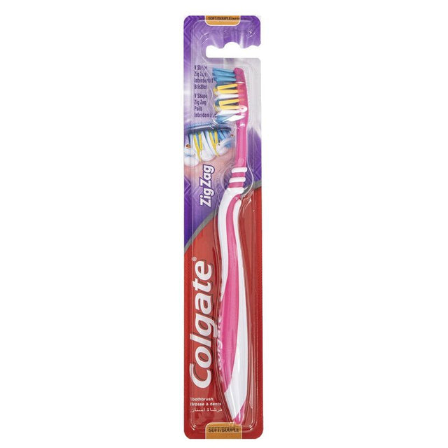 Colgate tannbørste Zig Zag Soft | Flere farger