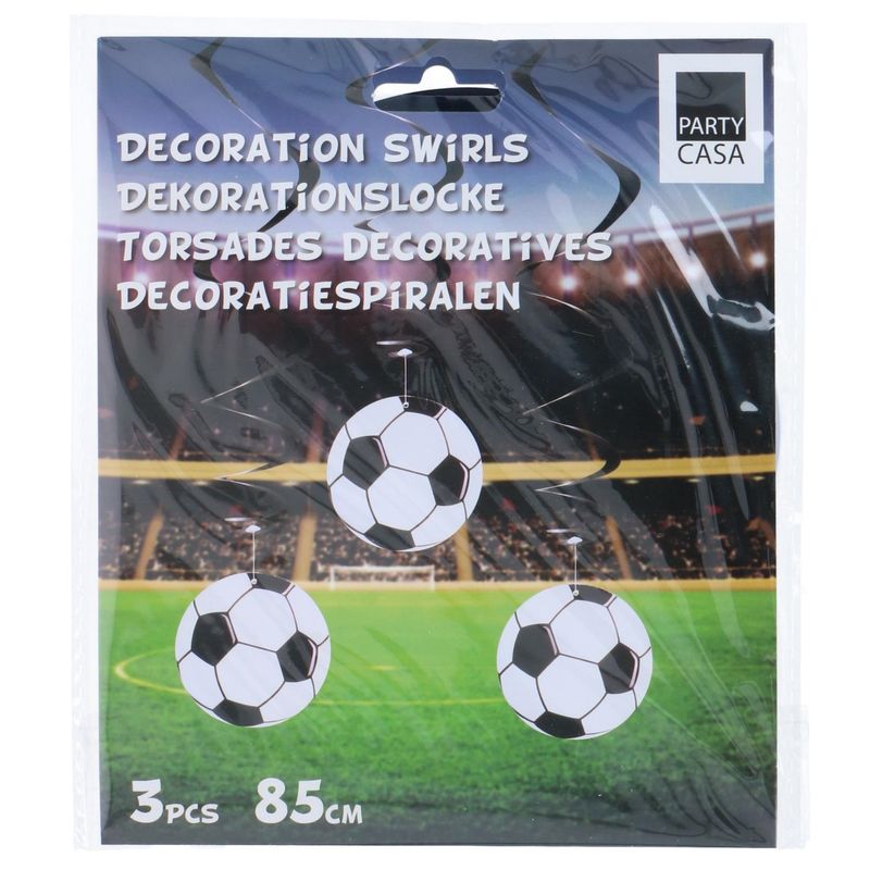Football Hanging Decorations 3pk