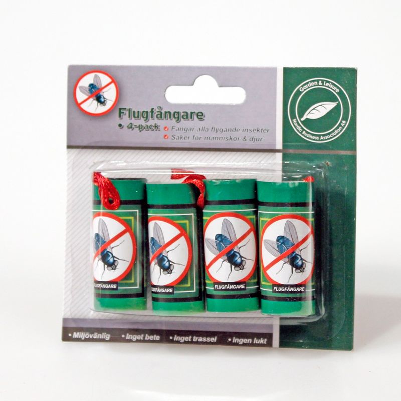 Fluefanger 4pk | Klistreteip