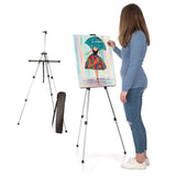 Lightweight field easel in aluminum 160cm