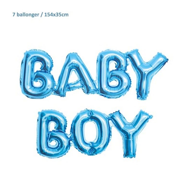 Tinka Foil Balloons Baby Boy Blue 168x35 cm