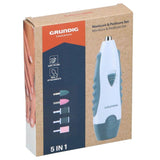 Grundig manikyr og pedikyrsett 5 - i - 1 | Komplett neglepleie