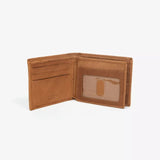 Wallet leather Cognac small