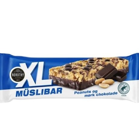 Nordthy XL Muesli Bar Peanut/Dark Chocolate 50g