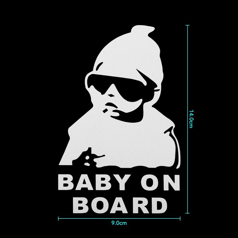 Baby on board sticker 14 x 9cm