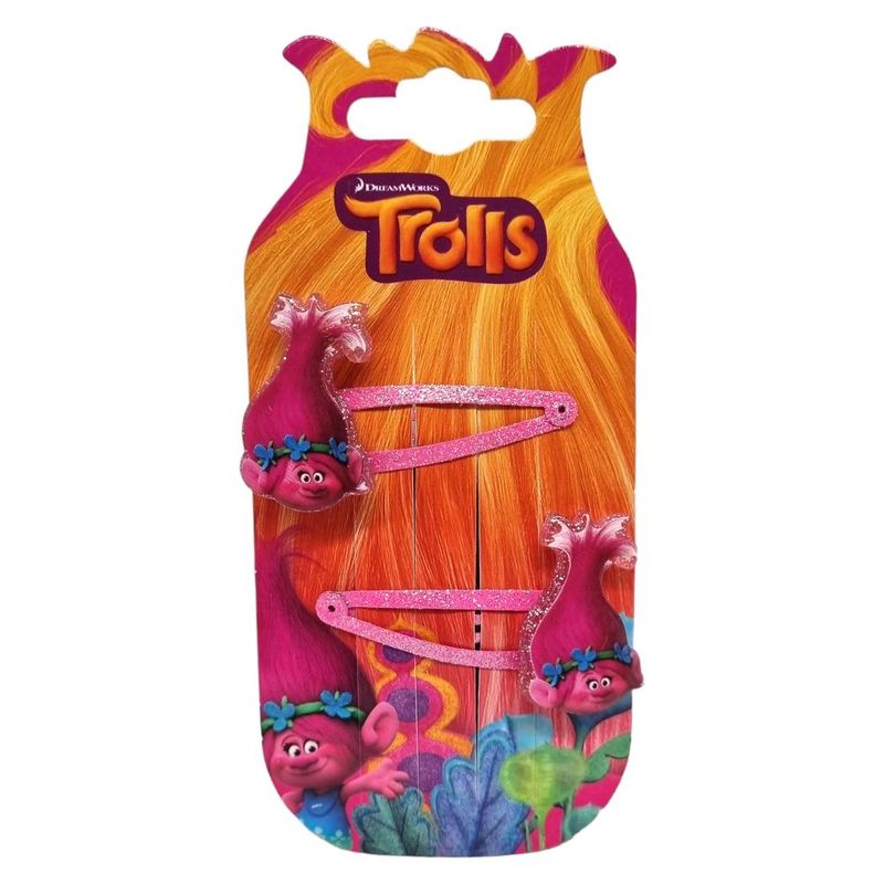 Trolls Hair Clips 2pk