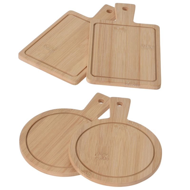 Serving pieces Bamboo 2pk | Excellent Houseware
