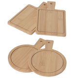 Serving pieces Bamboo 2pk | Excellent Houseware