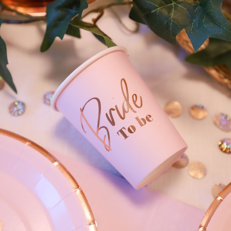 Paper cups - Bride to Be 8pcs