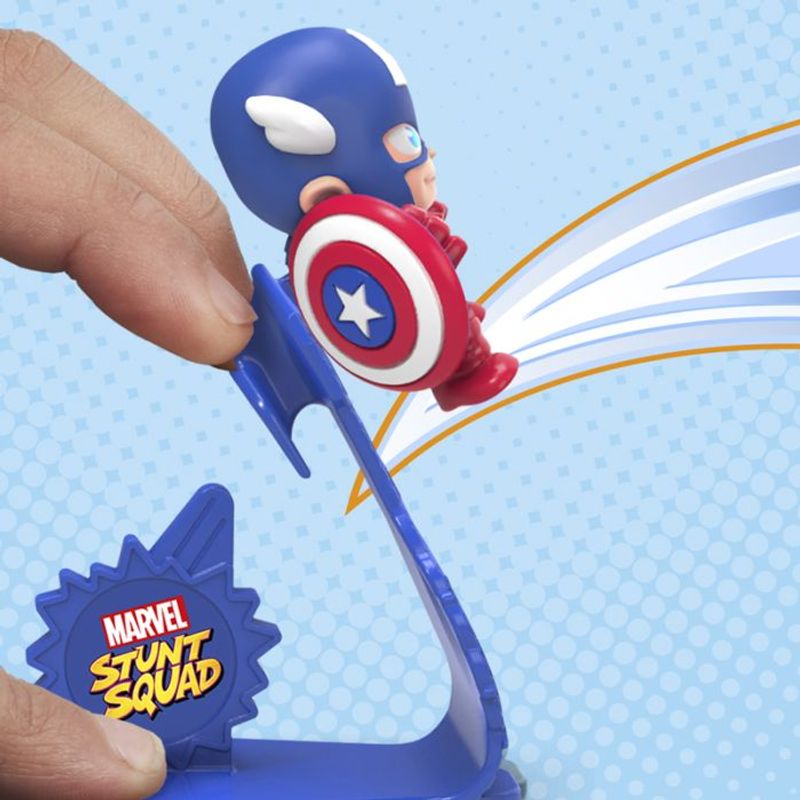 Marvel Stunt Squad Mini Playset - Captain America vs Thanos