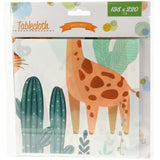 Tablecloth Plastic Safari Theme 220x130cm