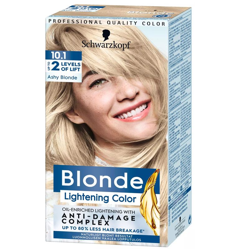 Schwarzkopf Blonde Lightening Color 10.1 Ashy Blonde